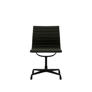 Vitra Aluminium Chair EA 101 - Hopsak - nero/forest - diepzwart