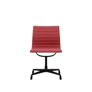 Vitra Aluminium Chair EA 101 - Hopsak - pink/poppy red - diepzwart