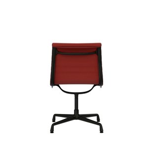 Vitra Aluminium Chair EA 101 - Hopsak - rood/cognac - diepzwart