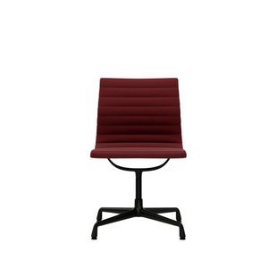 Vitra Aluminium Chair EA 101 - Hopsak - rood/moorbruin - diepzwart