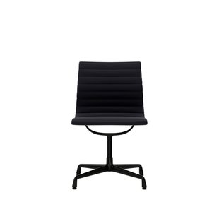 Vitra Aluminium Chair EA 101 - Hopsak - donkerblauw/moorbruin - diepzwart