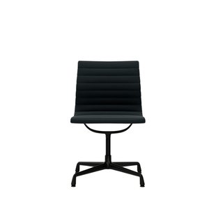 Vitra Aluminium Chair EA 101 - Hopsak - petrol/moorbruin - diepzwart