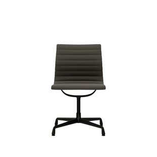 Vitra Aluminium Chair EA 101 - Hopsak - warmgrey/moorbruin - diepzwart