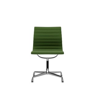 Vitra Aluminium Chair EA 101 - Hopsak - grasgroen/forest - verchroomd