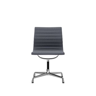 Vitra Aluminium Chair EA 101 - Hopsak - ijsblauw/moorbruin - verchroomd
