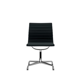 Vitra Aluminium Chair EA 101 - Hopsak - petrol/moorbruin - verchroomd