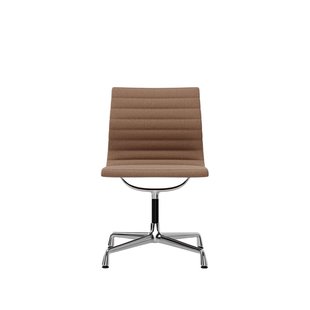 Vitra Aluminium Chair EA 101 - Hopsak - cognac/ivoor - verchroomd