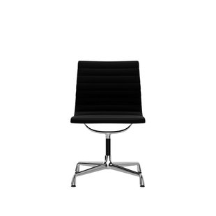 Vitra Aluminium Chair EA 101 - Hopsak - zwart - verchroomd