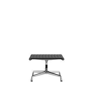 Vitra Aluminium Chair - EA 125 - Kruk - Hopsak - donkergrijs - verchroomd