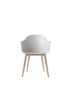 Audo Harbour Dining Chair - eiken natuur - Leer Dakar bruin