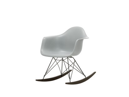 Vitra RAR Eames Plastic Armchair - sleden esdoorn donker - zwart - lichtgrijs RE