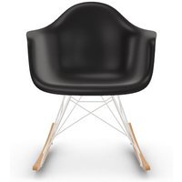 Vitra RAR Eames Plastic Armchair - sleden esdoorn goudkleurig - wit - diepzwart RE