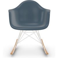 Vitra RAR Eames Plastic Armchair - sleden esdoorn goudkleurig - wit - zeeblauw RE