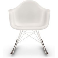 Vitra RAR Eames Plastic Armchair - sleden esdoorn donker - wit - wit