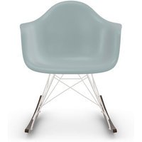 Vitra RAR Eames Plastic Armchair - sleden esdoorn donker - wit - ijsgrijs RE