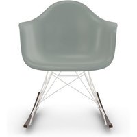 Vitra RAR Eames Plastic Armchair - sleden esdoorn donker - wit - lichtgrijs RE