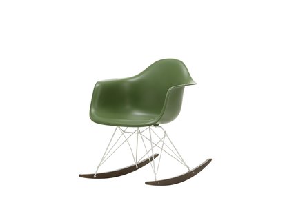 Vitra RAR Eames Plastic Armchair - sleden esdoorn donker - wit - forest RE