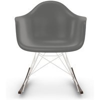 Vitra RAR Eames Plastic Armchair - sleden esdoorn donker - wit - granietgrijs RE
