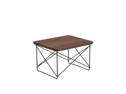 Vitra Bijzettafel LTR - VitraNussbaumMassiv - zwart