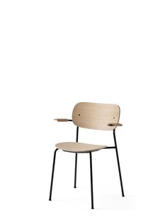 Audo Co Chair w/ Armrest - Eiken - zonder zitkussen