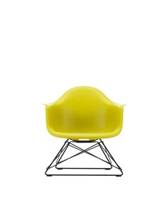 Vitra Eames Plastic Armchair LAR - basic dark gepoedercoat - mosterd RE