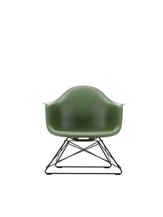 Vitra Eames Plastic Armchair LAR - basic dark gepoedercoat - forest RE