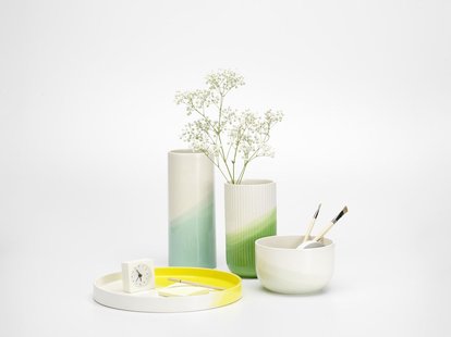 Vitra Herringbone Dienblad - geel