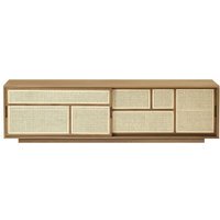 Design House Stockholm AIR Sideboard low  - eiken/cane