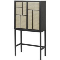 Design House Stockholm AIR Cabinet  - black/cane