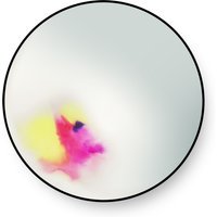 Petite Friture Francis Wandspiegel - roze-geel - M