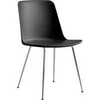 &Tradition HW 6 Stoel - verchroomd - black