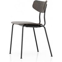 Vitra Moca - zwart - Eiken donker