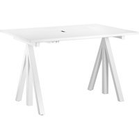 String Furniture In de hoogte verstelbaar bureau - wit