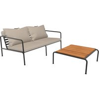 HOUE AVON Lounge Set 1 - Sunbrella Heritage ash - dark grey