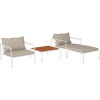 HOUE AVON Lounge Set 2 - Sunbrella Heritage ash - muted white