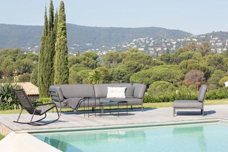 HOUE LEVEL Lounge Set 1 - Basic - donkergrijs - dark grey