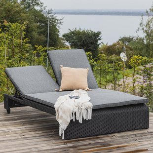 Nohr Ligbed 'Kha' 2-persoons, kleur Zwart