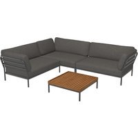 HOUE LEVEL Loungeset 5 - Basic - donkergrijs - dark grey