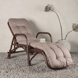 Nohr Ligbed 'Albany' Rotan, kleur Walnoot