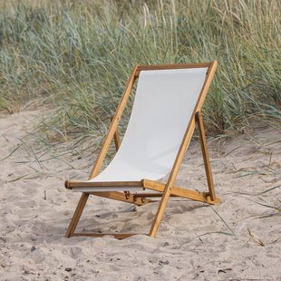 Nohr Loungestoel 'Trevis' Acaciahout, kleur Beige