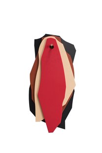 valerie_objects Snijplank Set - red, brown