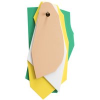 valerie_objects Snijplank Set - yellow, green