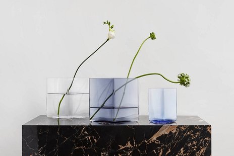 Iittala Ruutu Vaas 11,5x18cm - grijs