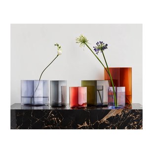 Iittala Ruutu Vaas 20,5x18cm - mosgroen