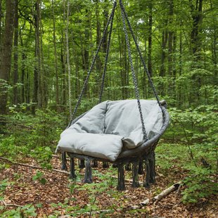 Nohr Hangstoel 'Aracely' kleur Grijs