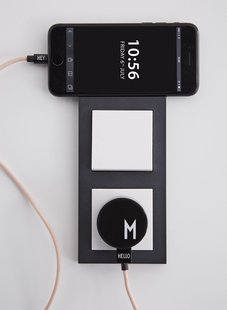 DESIGN LETTERS HEY oplaadkabel - zwart - Micro USB