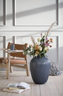Kähler Design Hammershøi Vaas - indigo - Hoogte 10 cm