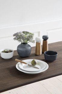 Kähler Design Hammershøi Vaas - antraciet - Hoogte 20 cm