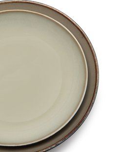 Serax Terres De Rêve Bord diep - M - nevelgrijs/donkerblauw