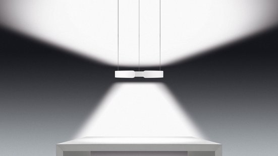 Occhio Mito Sospeso 40 up Hanglamp - zwart mat - variabel - zonder Occhio Air - table/wide